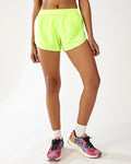 Calyx DryFlow™ Workout Shorts - Neon Yellow